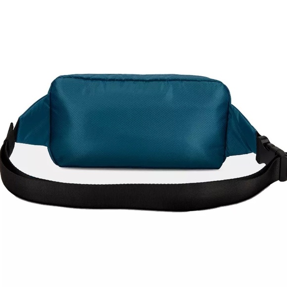 Travelon  Anti-theft Sling, RFID peacock teal Convertible Waist fanny pack bag - Picture 3 of 10